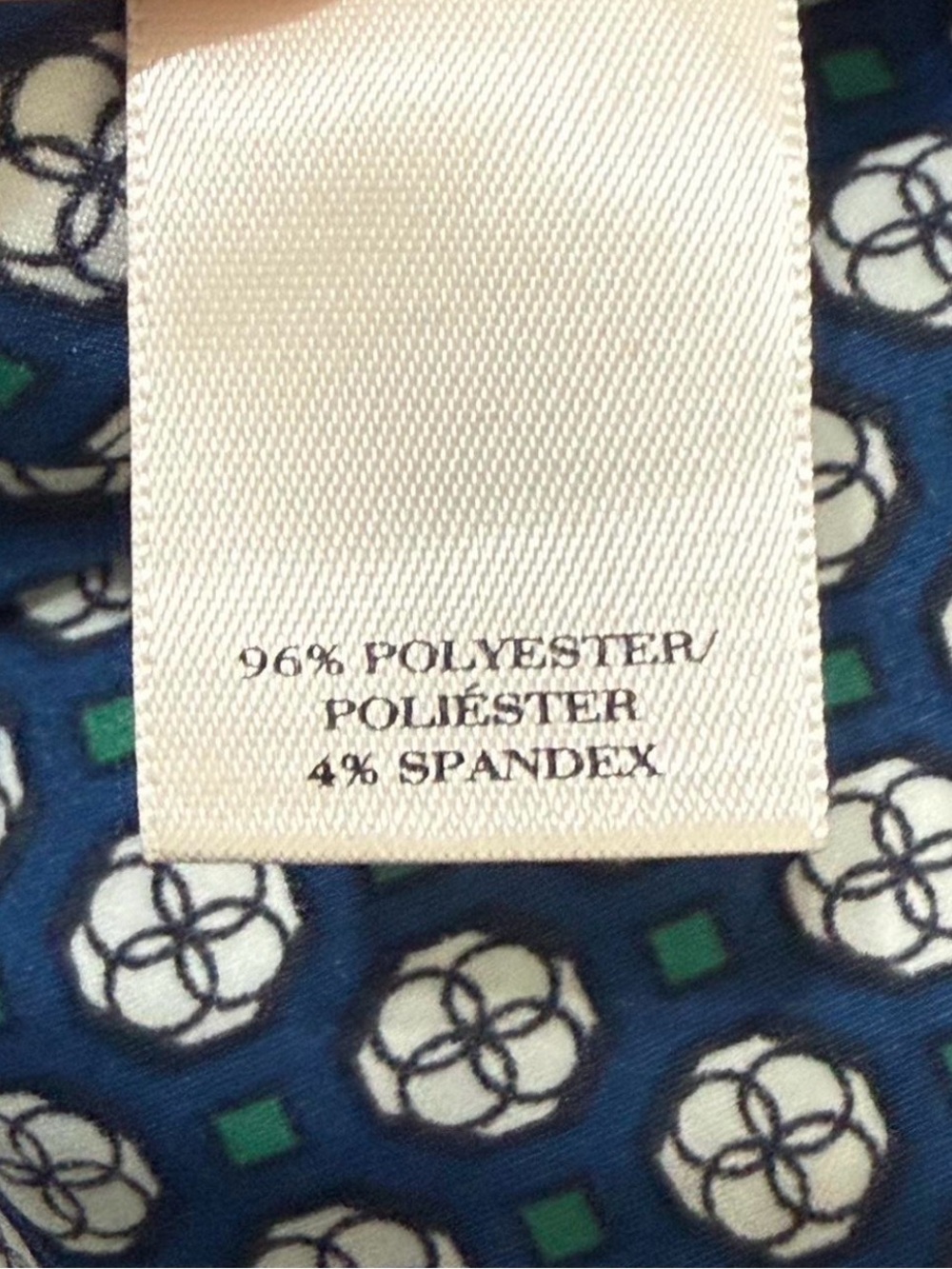 ANN TAYLOR Printed Split Neck Blouse - Picture 4 of 7